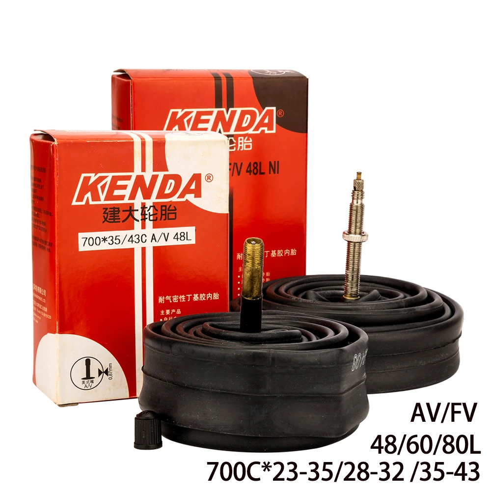 Inner Tube 700C - Kenda-cubos de aire para bicicleta, válvula