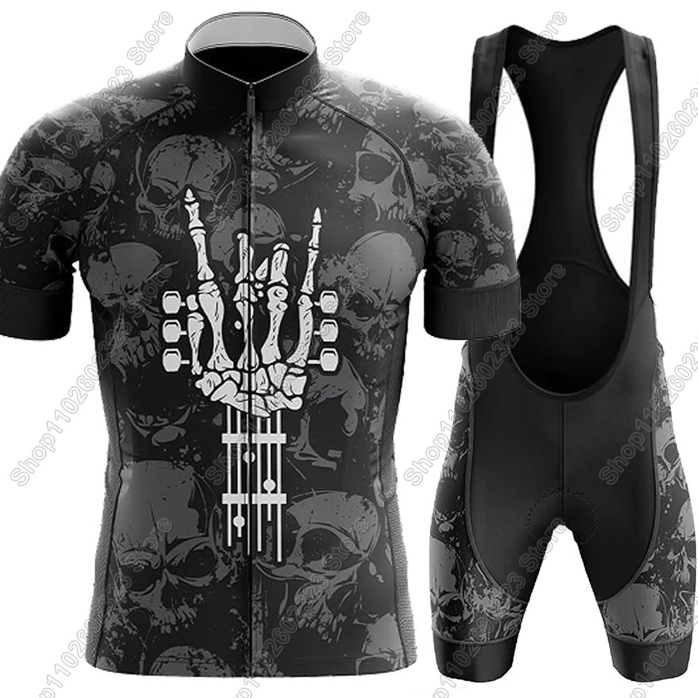 Cycling Commuter Shorts - Conjunto de Jersey de ciclismo Rock-and-Roll