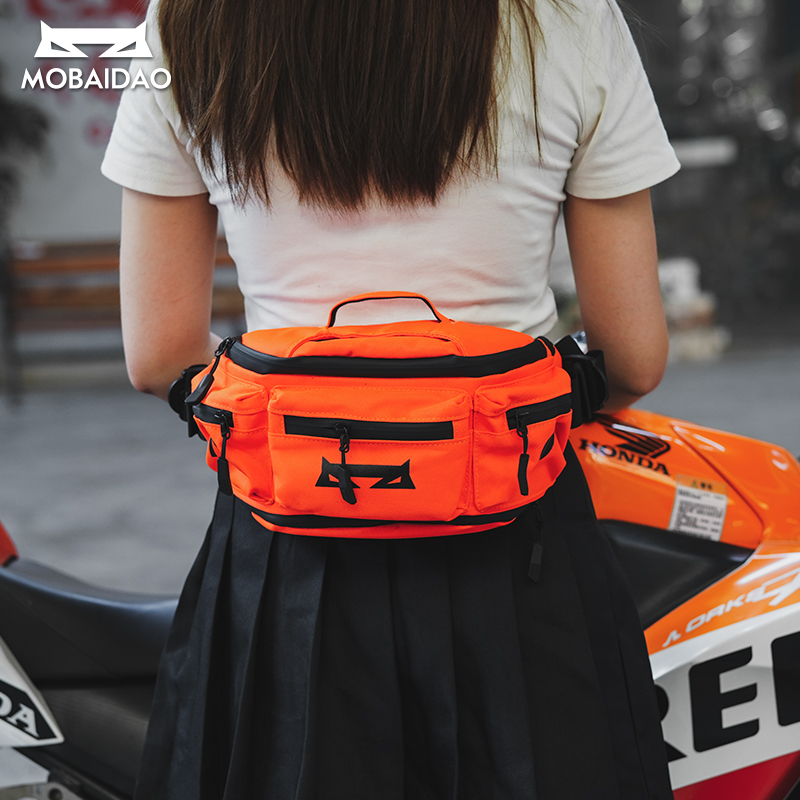 Cycling Commuter Backpack Waterproof - Riñonera para Motocicleta, Impermeable, con Soporte