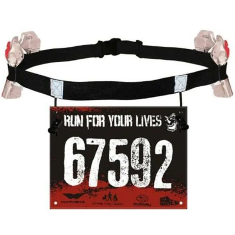 Cycling Loop - Cinturón Porta-Dorsal para Carreras, Triatlón, Maratón,