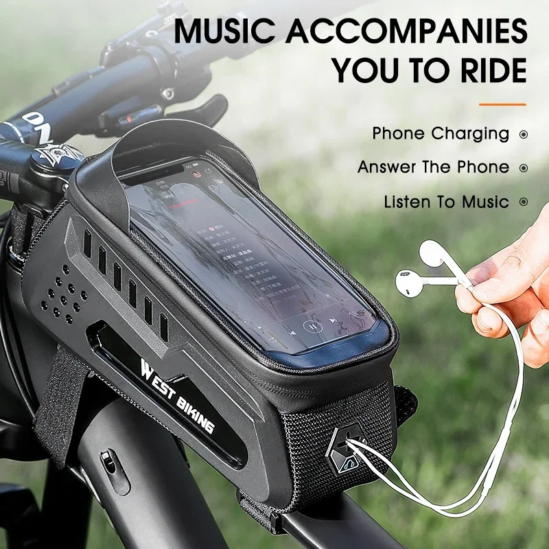 WEST BIKING-bolsa dura de TPU  - Cycling Commuter Backpack Waterproof reseña y precio