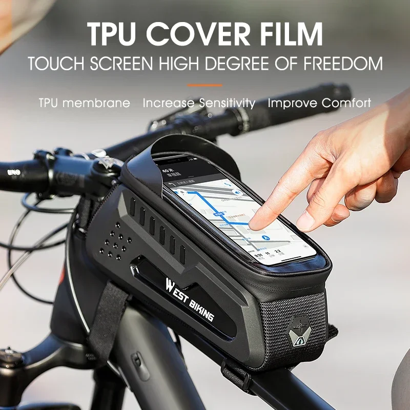 WEST BIKING-bolsa dura de TPU  - Cycling Commuter Backpack Waterproof reseña y precio
