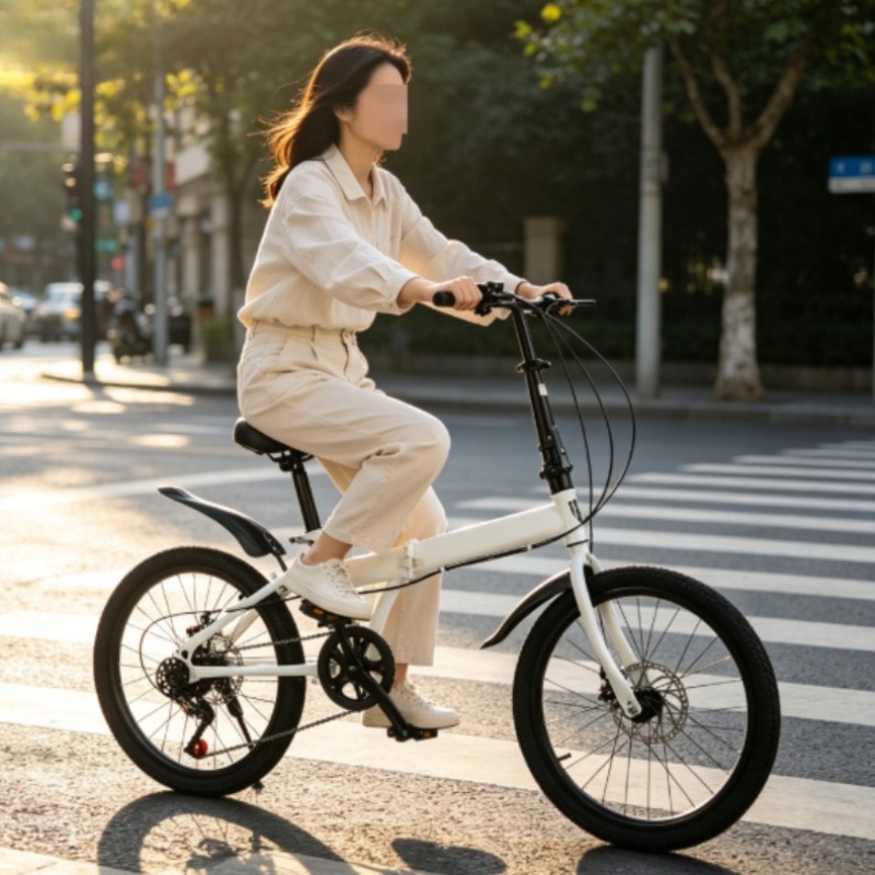 Bicicleta plegable de 20 pulga - Cycling In City reseña y precio