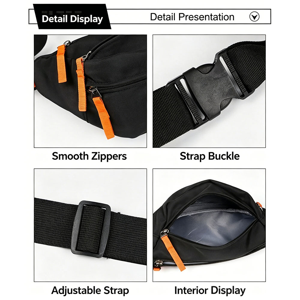 Riñonera con múltiples bolsill - Waterproof Cycling Commute reseña y precio