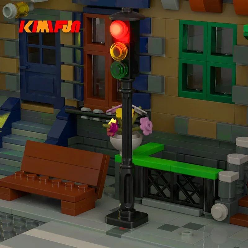 1 Uds. LED MOC Street ciclo au - Cycling In City reseña y precio