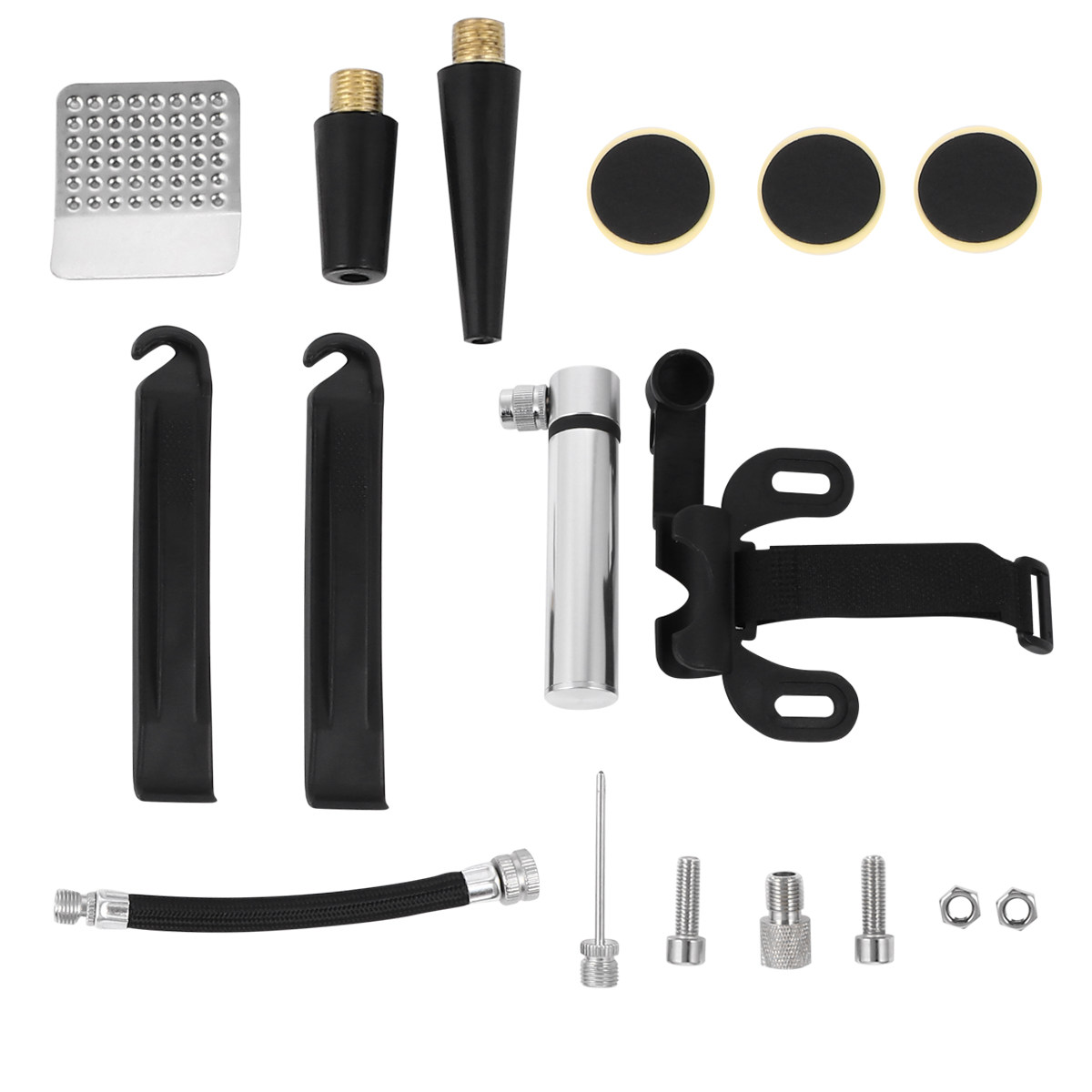Kit de reparación de pinchazos - Bike Pump Frame Mount reseña y precio