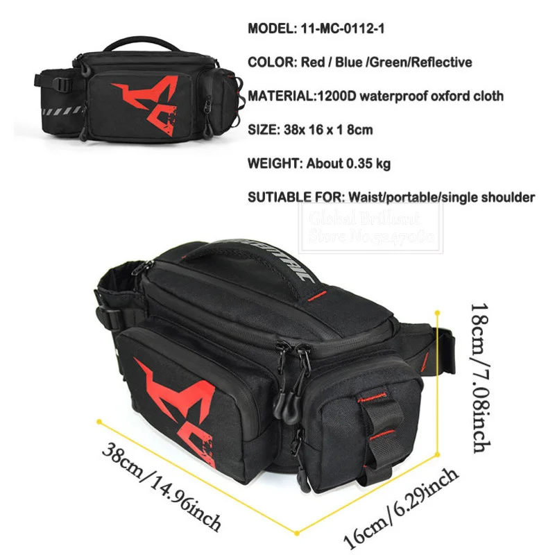 Bolsa impermeable para motocic - Cycling Commuter Backpack Waterproof reseña y precio
